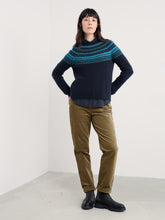 Load image into Gallery viewer, Seasalt Annik fairisle jumper Modernist Cyan Multi