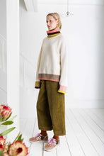 Load image into Gallery viewer, Bonté Bailey feature stripe oversized knit Winter White