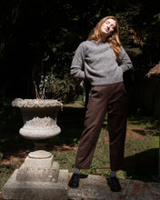 Load image into Gallery viewer, Bibico Valentina pinstripe trouser Cocoa Stripe