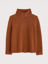 Load image into Gallery viewer, Seasalt Braque lambswool roll neck jumper Rusted