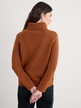 Load image into Gallery viewer, Seasalt Braque lambswool roll neck jumper Rusted