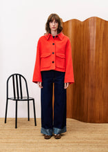 Load image into Gallery viewer, FRNCH Capucine wool blend jacket Orange