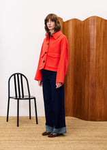 Load image into Gallery viewer, FRNCH Capucine wool blend jacket Orange