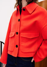 Load image into Gallery viewer, FRNCH Capucine wool blend jacket Orange
