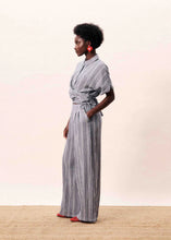 Load image into Gallery viewer, FRNCH Metis stripe soft trouser Jean Blue - CW CW