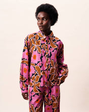 Load image into Gallery viewer, FRNCH Vitoria Floral tie back detail shirt Pink Multi