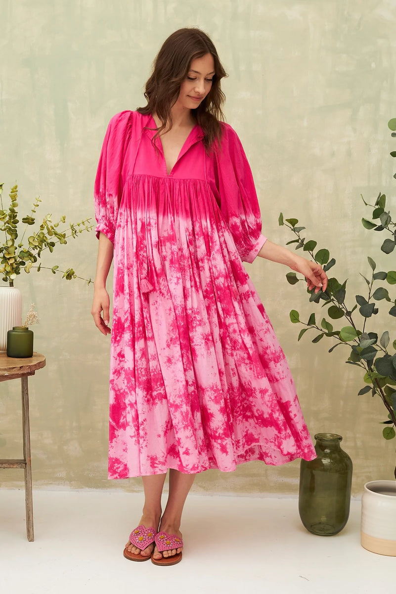 Chico Soleil Bayana Tie Dye dress Pink – CW CW