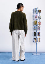Load image into Gallery viewer, FRNCH Brooks mohair wool blend jumper Khaki