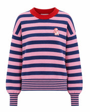Load image into Gallery viewer, FRNCH Akita contrast rib sweater Rose Marine