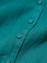 Load image into Gallery viewer, Seasalt Carved Wood linen dress Deep Dive - CW CW