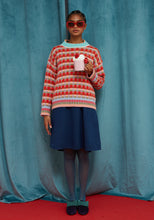 Load image into Gallery viewer, Dr Bloom Blossom pattern knit Rojo