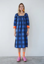 Load image into Gallery viewer, DR BLOOM Vichy Sorbete checkered dress Blue