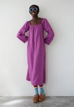 Load image into Gallery viewer, DR BLOOM Sorbete linen dress Frambuesa