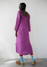 Load image into Gallery viewer, DR BLOOM Sorbete linen dress Frambuesa