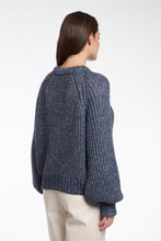 Load image into Gallery viewer, Rino & Pelle Eda metallic knit jumper Blue Shadow