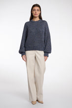 Load image into Gallery viewer, Rino & Pelle Eda metallic knit jumper Blue Shadow