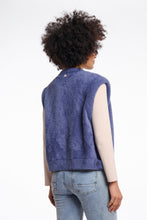 Load image into Gallery viewer, Rino & Pelle Elona fluffy knit gilet Blue Shadow