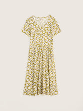 Load image into Gallery viewer, Seasalt Enor jersey dress Inked Cosmos Avocado - CW CW