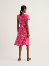 Load image into Gallery viewer, Seasalt Enor jersey dress Sea Spray Floral Bright Radish