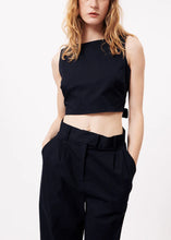 Load image into Gallery viewer, FRNCH Lola cut out back top Bleu Marine