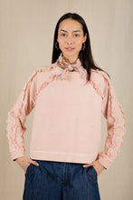 Load image into Gallery viewer, Bonté Fleur frill detail sweat Rosewater