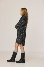 Load image into Gallery viewer, Indi & Cold Floral print shirt dress Marino