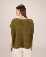 Load image into Gallery viewer, Grace & Mila Savant loose fit knit waistcoat Olive