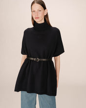 Load image into Gallery viewer, Grace & Mila Saison knit poncho Marine