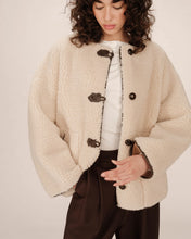 Load image into Gallery viewer, Grace & Mila Simon shearling jacket Ecru