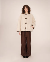 Load image into Gallery viewer, Grace & Mila Simon shearling jacket Ecru