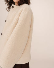 Load image into Gallery viewer, Grace & Mila Simon shearling jacket Ecru