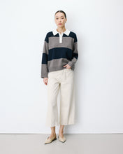 Load image into Gallery viewer, Grace & Mila Astre knit polo shirt Marine