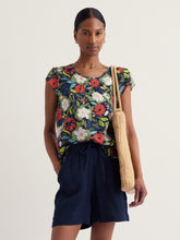 Load image into Gallery viewer, Seasalt Garden Gate cotton Top Summer Shadows Mix
