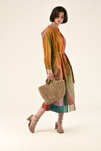 Load image into Gallery viewer, Orfeo Rosario colour woven stripe dress Shiny - CW CW