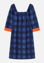 Load image into Gallery viewer, DR BLOOM Vichy Sorbete checkered dress Blue