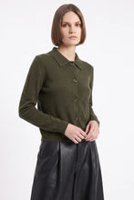 Load image into Gallery viewer, Artlove Ginger collared cardigan Khaki