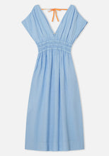 Load image into Gallery viewer, Dr. Bloom Caricia linen dress Sky