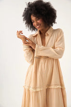 Load image into Gallery viewer, Chico Soleil Seleena-3 bohemian maxi dress Light Coffee - CW CW