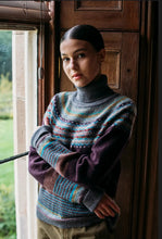 Load image into Gallery viewer, Eribe Alpine roll collar sweater Esmeralda