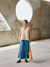 Load image into Gallery viewer, Indi & Cold Pleat front wide leg jean Indigo