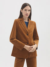Load image into Gallery viewer, Nice Things Bubble cord blazer Tan