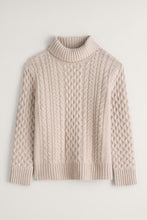 Load image into Gallery viewer, Seasalt Pine forest merino wool cable jumper Aran