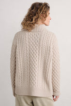 Load image into Gallery viewer, Seasalt Pine forest merino wool cable jumper Aran