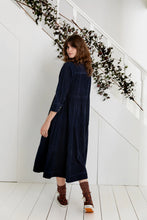 Load image into Gallery viewer, Bonté Valerie corduroy dress Navy