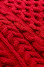 Load image into Gallery viewer, Seasalt Nuthatch cable knit jumper Crimson