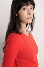 Load image into Gallery viewer, Seasalt Gorse Lane rib top Tomato