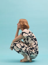 Load image into Gallery viewer, Nice Things Lucky charms print wrap dress Navy