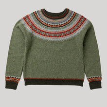 Load image into Gallery viewer, Eribe Alpine merino wool short sweater Braemar