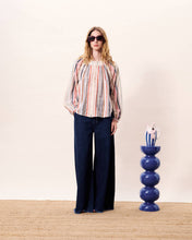 Load image into Gallery viewer, FRNCH Balearic stripe blouse Multi Jean - CW CW