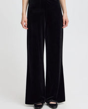 Load image into Gallery viewer, Ichi Velvetty trouser Black
